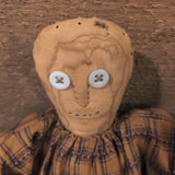 Vintage Handmade Primitive Folk Art Doll