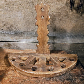 Antique Wooden Spoon Holder