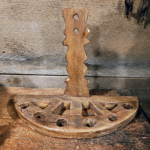 Antique Wooden Spoon Holder