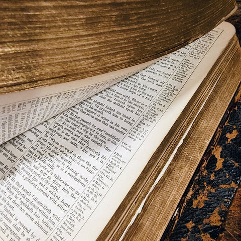 Antique Leather Bible