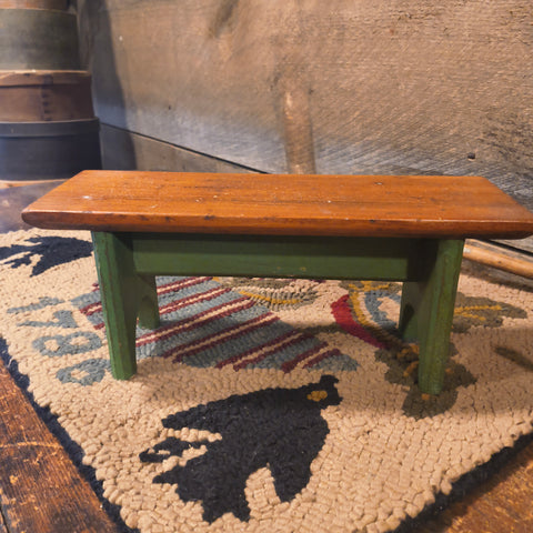 Vintage Stool With a Metal Rooster Pull Toy,  Bruce Alsass