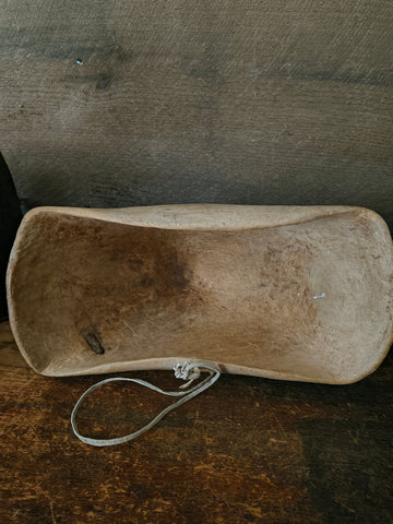 Antique Wooden Bowl