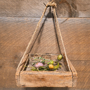 Antique hanging wooden scale