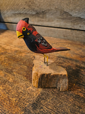 Primitive Wooden Bird Lot