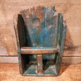 Antique Original Blue Painted Scoop