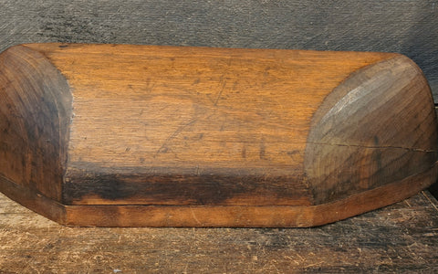 Antique Wooden Bowl Holder