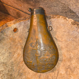 Antique Brass Powder Flask