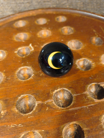 Antique David P Salazar Moon & Stars Handmade Marble