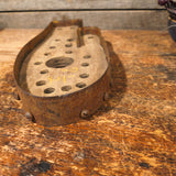 Rare Antique Mitten Form Mold Metal Wood Large Great Form