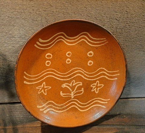 19th Century Redware Plate