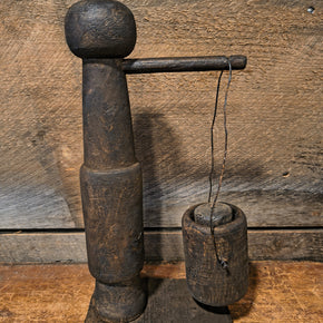 Primitive Make-Do Candle Holder