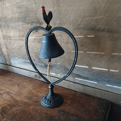 Vintage Cast Iron Rooster bell.