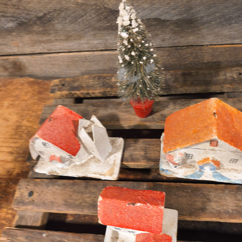 Vintage Putz Christmas Set, Japan