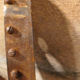 Rare Antique Mitten Form Mold Metal Wood Large Great Form
