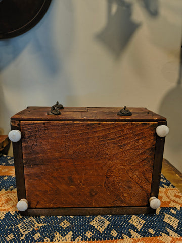 Antique 3 Drawer Wooden Chest