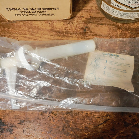 Vintage Smirnoff Vodka Kit( comes with dispenser)