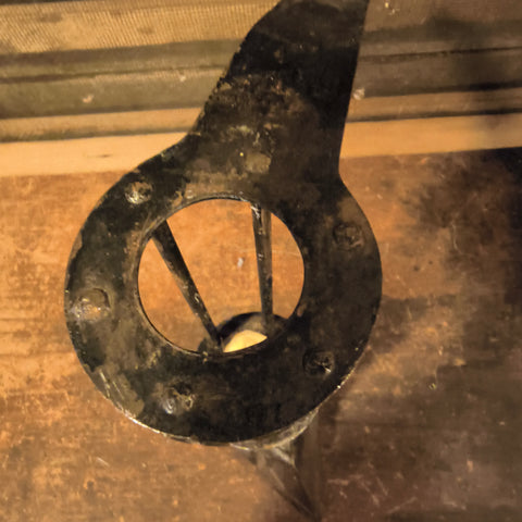 Antique Wrought Iron Wine Cellar Rat "CAMION FRERES" 19th Century
