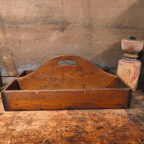 Antique Primitive Wooden Carrier