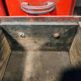 Vintage primitive cabinet with 6 drawers
