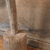 Antique Primitive Wooden Make-Do Lighting