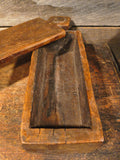 Antique Wooden Salt Box