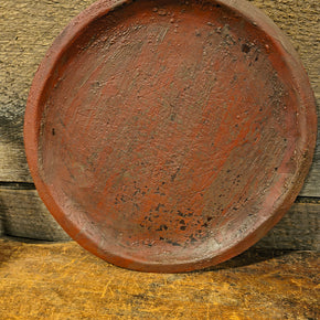 Primitive Wooden Plate 8"