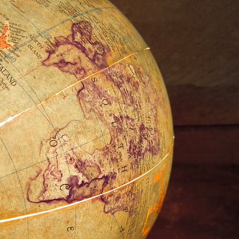 Vintage 1950's Replogle Reference  10 Inch World Globe