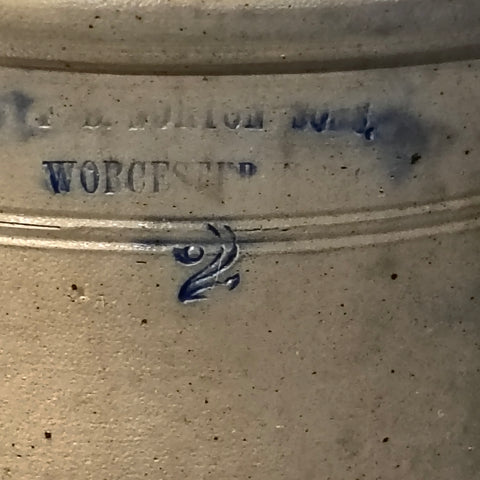 Antique Salt-Glazed Stoneware  F.B. Norton & Co. in Worcester, Massachusetts