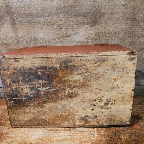 Antique Wooden Keepsakes Box