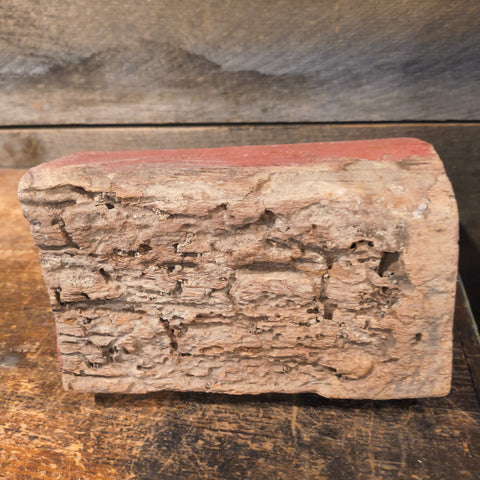 Antique Primitive Make- Do Early Iron Rush Holder.
