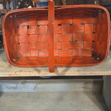 Primitive Red Strawberry Woven Splint Basket
