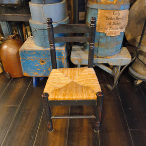 Antique Early American Child’s Country Chair