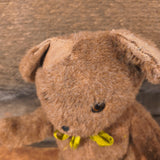 Primitive Straw-Stuffed Teddy Bear 11"