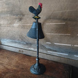 Vintage Cast Iron Rooster bell.