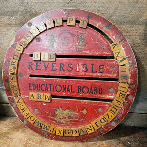 Antique 1912 Reversible Education Board