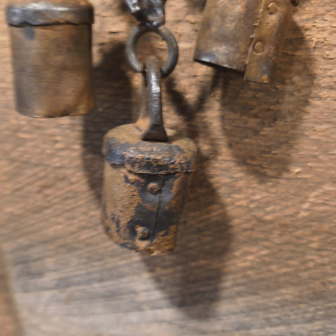 Vintage Metal Heart-Shaped Wind Chime