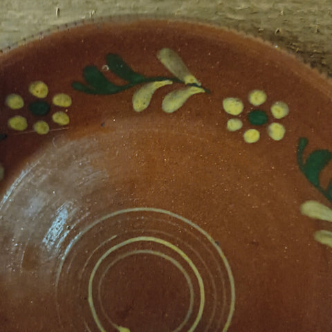 Antique Redware 9"