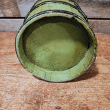 Antique Wood & Iron Berry Bucket