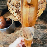 Antique Papago Native American Indian Coiled Pine Needle Basket