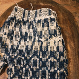 Antique primitive Mitten made with early fabric