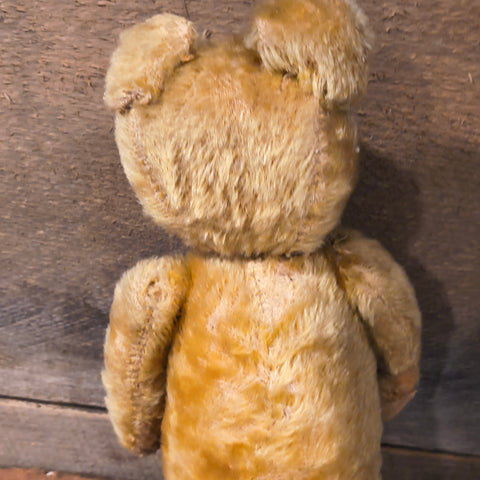 Antique Primitives Straw-Stuffed Mohair Teddy Bear