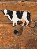 Vintage Metal Cow