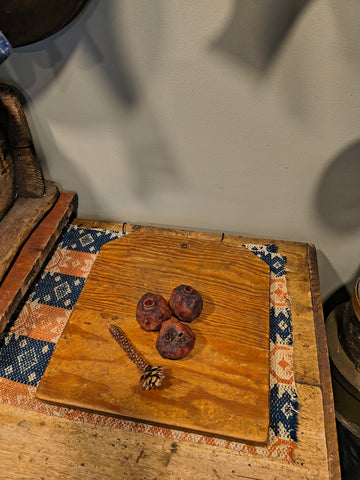 Antique Cutting Board with shoo fly
