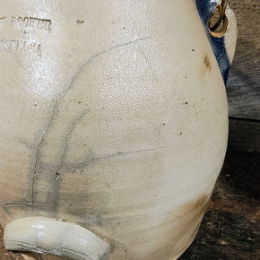 Antique W. Booker, Eastern PA, SALT GLAZE