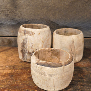 Primitive Wooden Vessels