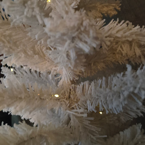 Primitive Flocked Tree 30"