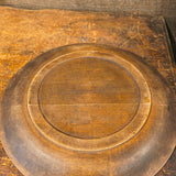 Antique Primitive Wooden Plate