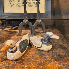 Antique Primitive Wooden Ducks