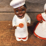 Vintage Black Americana Salt and Pepper Shakers