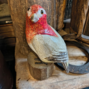 Primitive Wooden Hand Carved Bird
